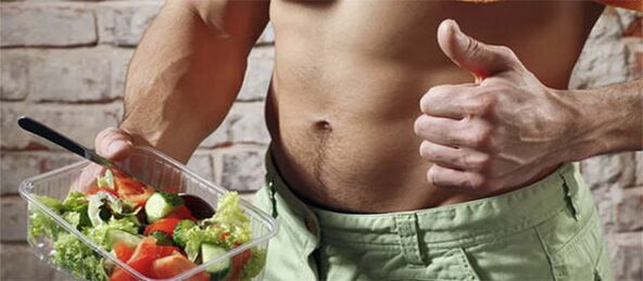 Salad sayur untuk potensi lelaki